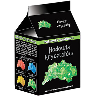 Zabawka naukowa Zielone kryształy 413949, Ranok-Creative