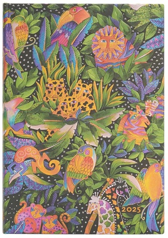 Kalendarz Jungle Song MIDI Verso 2025, Paperblanks