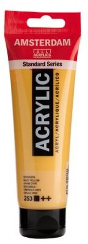 Farba akrylowa nr 253 gold yellow 120ml, Amsterdam