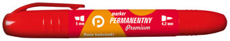 Marker permanentny czerw. ok/ści.Tetis
