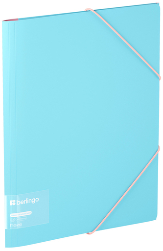 Teczka z gumką Haze A4, niebiesko-różowa, Berlingo