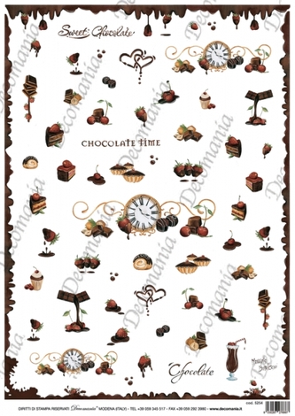 Papier ryżowy 35x50cm CHOCOLAT.M, Decomania