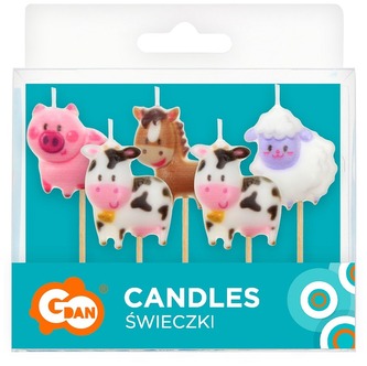 Świeczki pikery Farma, 5 szt., GoDan