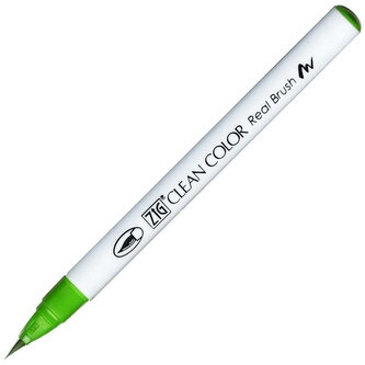 Marker Clean Color Real Brush - may green  047, Kuretake