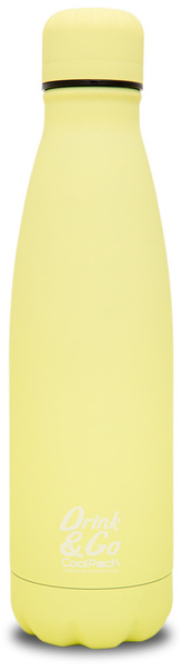 Bidon metalowy 500 ml Termo Bottle Pastel Powder Yellow CoolPack, Patio