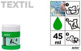 Farba do tkanin 45ml zielona Artix PP651-13, Main Paper