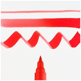 Pisak akwarelowy pędzelkowy Ecoline Brush Pen Scarlet, Talens