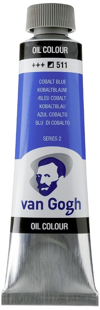 Farba olejna Van Gogh, 40ml Cobalt Blue 511, Talens