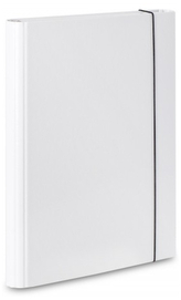 Teczka z gumką A4 skrz.FCK biała, VauPe