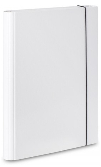 Teczka z gumką A4 skrz.FCK biała, VauPe