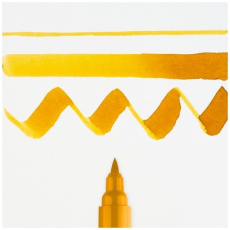 Pisak akwarelowy pędzelkowy Ecoline Brush Pen Yellow Ochre, Talens