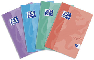 Brulion A5 96 k. linia Touch Pastel 123216, Oxford