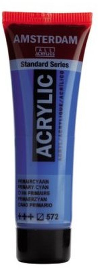 Farba akrylowa nr 572 cyjan podstawowy (primary cyan) 20ml, Amsterdam