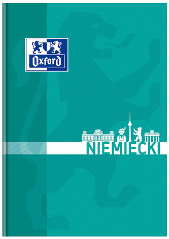 Brulion tematyczny A5 80k. 90g kratka j. Niemiecki, Oxford
