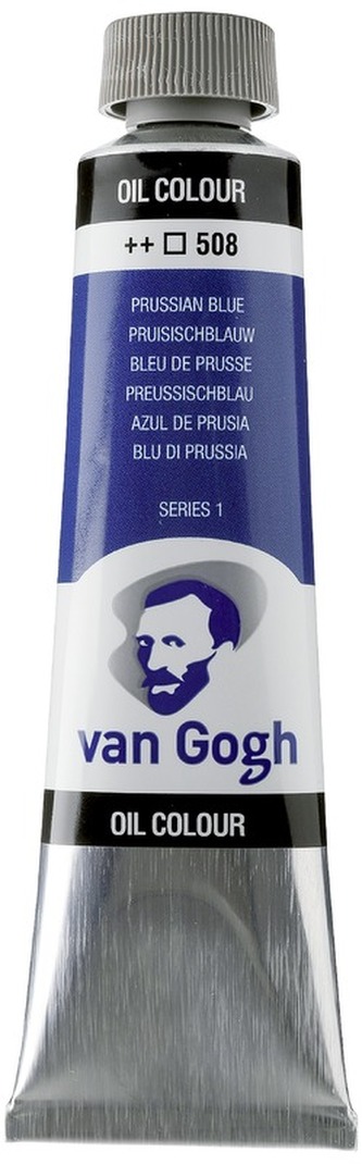Farba olejna Van Gogh, 40ml Prussian Blue 508, Talens
