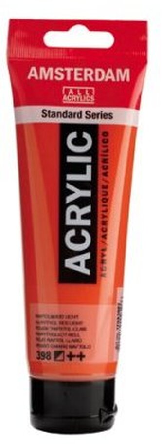 Farba akrylowa nr 398 naphthol red light 120ml, Amsterdam