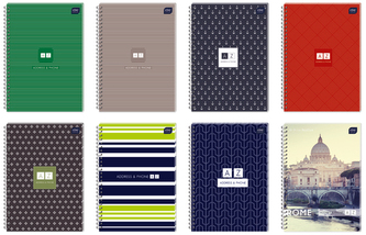 Skorowidz A6 linia na spirali, Interdruk