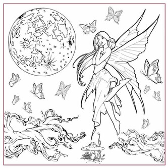 Papier ryżowy 50x50 Wróżka 379553, Stamperia