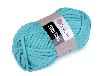 Pletací příze Cord Yarn 250 g - 1 ks - 8 (763) modrá tyrkys