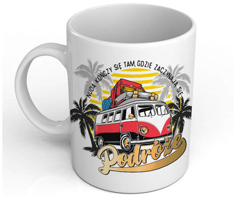 Kubek Premium Q 854 Podróże (Lifestyle), Passion