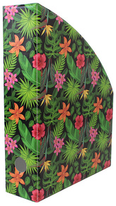 Pojemnik na dokumenty 7 cm z nadrukiem Flowers, Biurfol