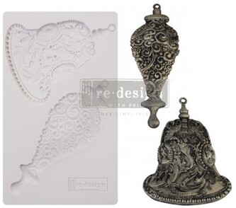 Foremka silikonowa Redesign 20x13 Silver Bells, Prima