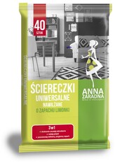 Ściereczki nawilżane uniwersalne zapach limonki, Anna Zaradna