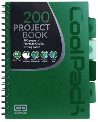 Kołonotes B5 green CoolPack, Patio