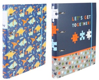 Segregator A4 4-ringowy z wkładem i przekładkami w linie Play me, Ancor