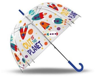 Parasolka przezroczysta, manualna, 19" Out Planet, Kids