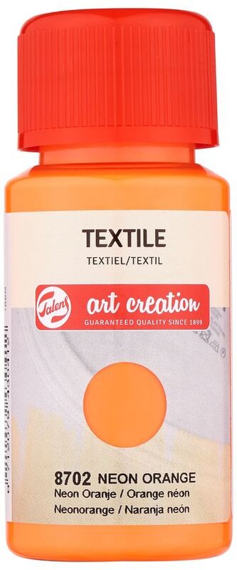 Farba do tkanin Textile Colour 50ml Neon Orange 8702, Talens