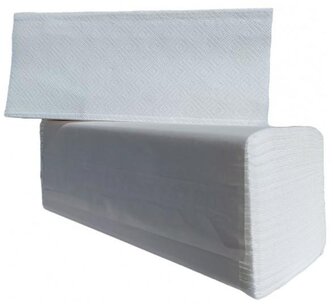 Ręczniki składane ZZ celulozowe 2-warstwowe 3000 listków 20szt białe, 538397, Office Products