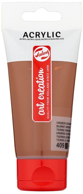 Farba akrylowa nr 409 brunt umber 75ml, ArtCreation