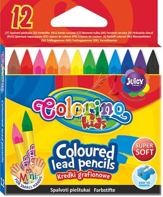 Kredki grafionowe 12-kol. Colorino 295505, Patio