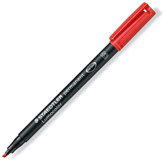 Foliopis Lumocol. B czerw., Staedtler