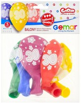 Balony Premium Hel z nadr. 30, 13" op. 5szt., GoDan