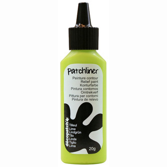 Farba konturowa PatchLiner limonkowy 20g. PL010, Decopatch