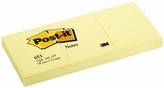 Karteczki samoprz. Post-it 38 x 51 mm żółte bloczek 100 k. op. 3 szt., 3M