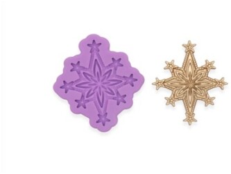 Foremka silikonowa gwiazdka ozdobna 8-ramienna, Pentacolor