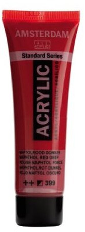 Farba akrylowa nr 399 naphthol red deep 20ml, Amsterdam