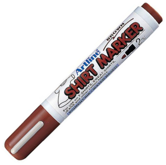 Marker do tkanin T-SHIRT brąz, Artline