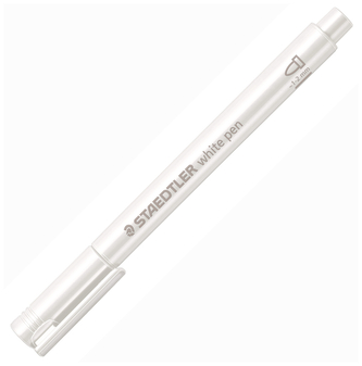 Marker metaliczny okrągła końcówka M biały, Staedtler