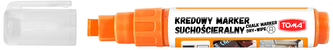 Marker suchościeralny 5x8mm pomarańczowy, Toma