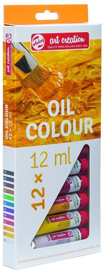 Farby olejne w tubkach 12x12ml, ArtCreation