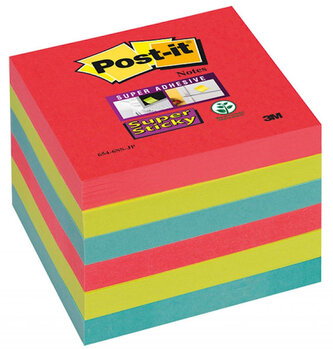 Notes s-przyl. Super Sticky 76x76 6szt x 90k. paleta Bora Bora , Post-it® 3M