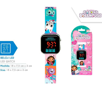 Zegarek cyfrowy LED z kalendarzem Domek Gabi GD00019, Kids