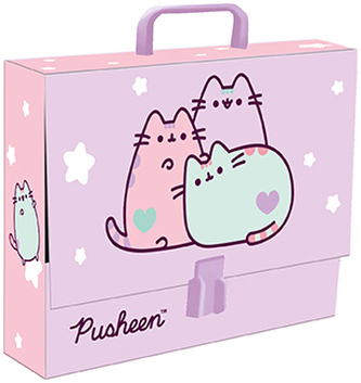 Teczka z rączką A4 XL Pusheen pink, St.Majewski