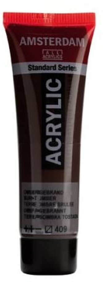 Farba akrylowa nr 409 burnt umber 20ml, Amsterdam