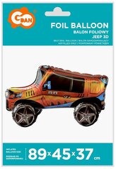 Balon foliowy Jeep 3D, 89x45x37 cm, GoDan