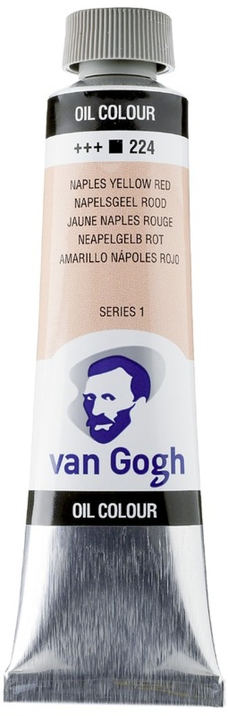 Farba olejna Van Gogh, 40ml Naples Yellow Red 224, Talens